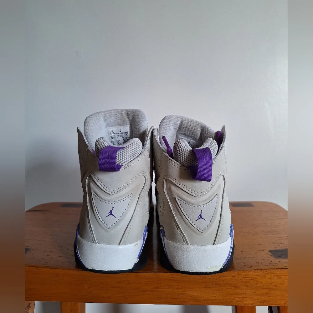 Air Jordan True Flight GS 'Base Grey Purple Venom' 6.5Y - Picture 3 of 11
